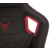 Кресло игровое Knight TITAN черный/красный ромбик эко.кожа с подголов. крестовина металл