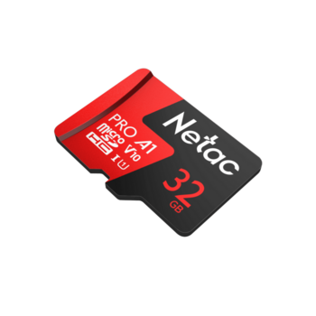 Карта памяти Netac MicroSD P500 Extreme Pro 32GB, Retail version card only