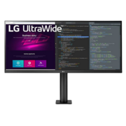 Монитор LCD 34'' [21:9] 3440x1440(UWQHD) IPS, nonGLARE, 300cd/m2, H178°/V178°, 1000:1, 16,7 миллионов цветов, 5ms, 2xHDMI, DP, Height adj, Tilt, Speakers, Audio out, 2Y, Black