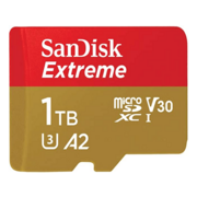 Карта памяти Sandisk Extreme microSDXC 1TB + SD Adapter + Rescue Pro Deluxe 160MB/s A2 C10 V30 UHS-I U6