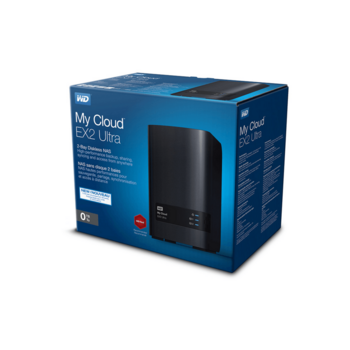 Сетевой RAID накопитель WD My Cloud EX2 Ultra WDBSHB0000NCH-EEUE 0ГБ nondrive 3,5" LAN NAS (F7C)