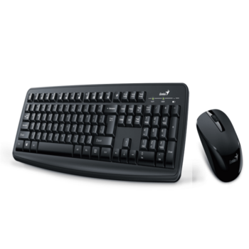 Комплект Genius Smart KM-200 (клавиатура Smart KB-200 + мышь NetScroll 120 V2), Black, USB