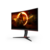 Монитор LCD 27'' [16:9] 1920х1080(FHD) VA, Curved, nonGLARE, 240 Hz, 300 cd/m2, H178°/V178°, 3000:1, 80M:1, 16.7M, 1ms, 2xHDMI, DP, USB-Hub, Height adj, Tilt, Swivel, Speakers, 3Y, Black+Cherry