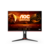 Монитор LCD 27'' [16:9] 1920х1080(FHD) VA, Curved, nonGLARE, 240 Hz, 300 cd/m2, H178°/V178°, 3000:1, 80M:1, 16.7M, 1ms, 2xHDMI, DP, USB-Hub, Height adj, Tilt, Swivel, Speakers, 3Y, Black+Cherry