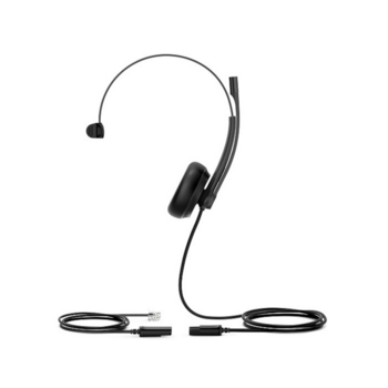 Гарнитура YEALINK YHS34 Mono Моно, Проводная, HD звук, QD, RJ9, шт