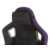 Кресло игровое Knight OUTRIDER черный/фиолетовый ромбик эко.кожа с подголов. крестовина металл