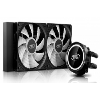 Система водяного охлаждения Deepcool GAMMAXX L240T Soc-AM4/1151/1200/1700 4-pin 18-30dB Al+Cu 200W 1238gr LED Ret