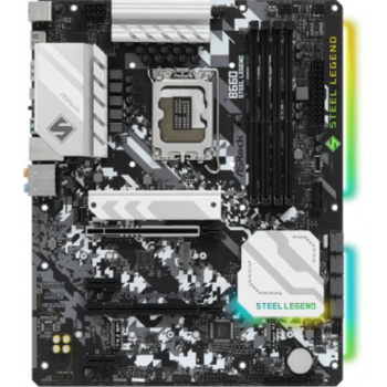 Материнская плата Asrock B660 STEEL LEGEND {Soc-1700 Intel B660 4xDDR4 ATX AC`97 8ch(7.1) 2.5Gg RAID+HDMI+DP}