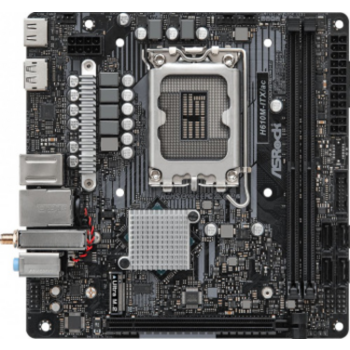 Материнская плата Asrock H610M-ITX/AC { Soc-1700 Intel H610 2xDDR4 mini-ITX AC`97 8ch(7.1) GbLAN+VGA+HDMI+DP}