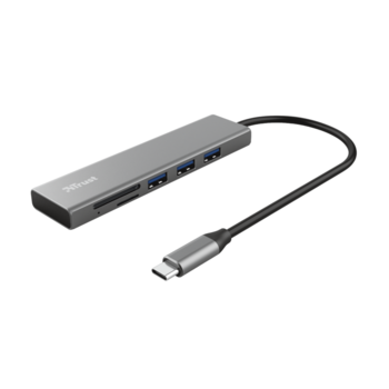 Концентратор скоростной и кардридер USB-c Trust HALYX (арт. 24191)