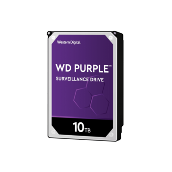 Жесткий диск WD Purple WD102PURZ 10ТБ 3,5" 7200RPM 256MB (SATA-III) DV&NVR с поддержкой аналитики данных (AI)