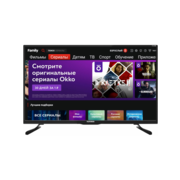 Телевизор LED Telefunken 43" TF-LED43S94T2S черный FULL HD 50Hz DVB-T DVB-T2 DVB-C DVB-S DVB-S2 WiFi Smart TV (RUS)