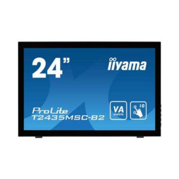 Монитор LCD 23.6'' [16:9] 1920х1080(FHD) VA, GLARE, TOUCH, 60 Гц, 250cd/m2, H178°/V178°, 3000:1, 12М:1, 16.7M, 6ms, DVI, HDMI, DP, USB-Hub, Tilt, Speakers, Webcam, 3Y, Black