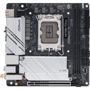 Материнская плата Asrock H670M-ITX/AX {GA1700, H670, 2*DDR4, DP+HDMI, 4xSATA3 6.0, M.2 Socket, RAID, 2xUSB 3.2, Type-C, 4xUSB 2.0, mITX}