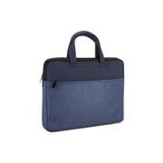 Портфель Deli 63755BLUE 28x38x4см ткань синий