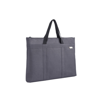 Портфель Deli 63788GREY 40x30x4см ткань серый