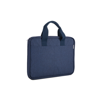 Портфель Deli 63800BLUE 28.5x38x3см ткань синий