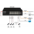 PoE Коммутатор OSNOVO SW-8182/L(300W) Управляемый L2+ PoE коммутатор Gigabit Ethernet на 16 RJ45 PoE + 2 x RJ45 + 2 GE SFP портов. Порты: 2 x GE (10/100/1000Base-T) с PoE (до 90W, A+B) + 14 x GE (10/100/1000Base-T)