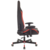 Кресло игровое Knight EXPLORE черный/красный ромбик эко.кожа с подголов. крестовина металл
