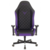 Кресло игровое Knight EXPLORE черный/фиолетовый ромбик эко.кожа с подголов. крестовина металл