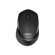 Мышь беспроводная Logitech B330 Silent Plus Black (черная, оптическая, 1000dpi, 2.4 GHz/USB-ресивер, бесшумная, под правую руку) (M/N: M-R0051 / C-U0010)