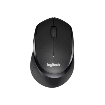 Мышь беспроводная Logitech B330 Silent Plus Black (черная, оптическая, 1000dpi, 2.4 GHz/USB-ресивер, бесшумная, под правую руку) (M/N: M-R0051 / C-U0010)