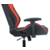 Кресло игровое Knight Neon черный/красный соты эко.кожа с подголов. крестовина металл
