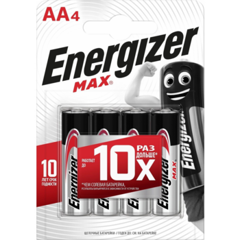 Батарея Energizer Max AA (4шт) блистер