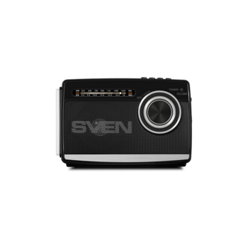 АС SVEN SRP-535, черный, радиоприемник, мощность 3 Вт (RMS), FM/AM/SW, USB, microSD, фонарь, встроенный аккумулятор