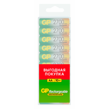 Аккумулятор GP 270AAHC AA NiMH 2700mAh (10шт)