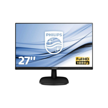 Монитор LCD 27'' [16:9] 1920х1080(FHD) IPS, nonGLARE, 250cd/m2, H178°/V178°, 1000:1, 10M:1, 16.7M, 5ms, VGA, HDMI, DP, Tilt, Speakers, Audio out, 3Y, Black