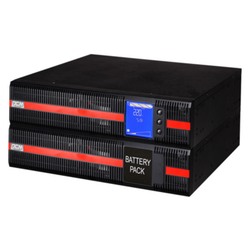 MACAN, Двойное преобразование (онлайн), 6000 VA / 6000 W, Rack/Tower, клеммная колодка, LCD, Serial+USB, USB, SmartSlot, подкл. доп. батарей