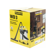 Строительный пылесос Karcher WD 3 P S V-17/4/20 1000Вт (уборка: сухая/сбор воды) желтый