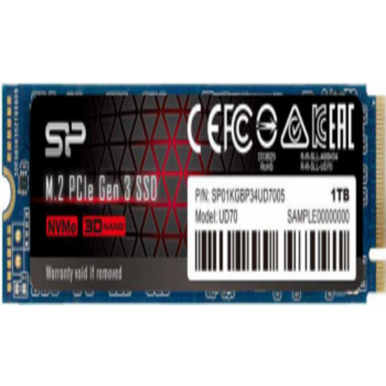 накопитель Silicon Power SSD M.2 1TB UD80, M.2 2280, PCI-E 3x4, [R/W - 3400/3000 MB/s] SP01KGBP34UD8005