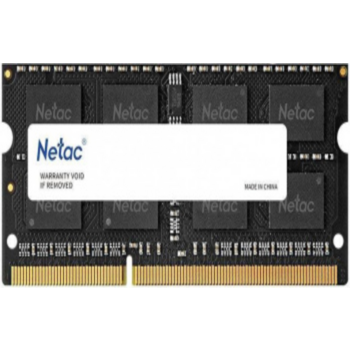 Память DDR3L 8Gb 1600MHz Netac NTBSD3N16SP-08 Basic RTL PC3-12800 CL11 SO-DIMM 260-pin 1.35В single rank