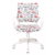 Кресло детское Бюрократ KD-W4 мультиколор красные губы крестовина пластик пластик белый