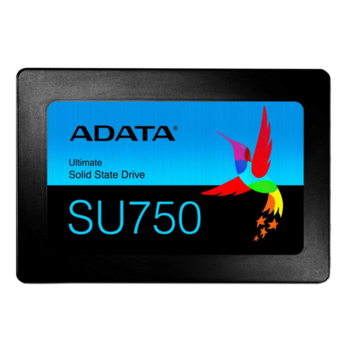 SSD накопитель ADATA Ultimate SU750 512Gb, 2.5" 7mm, SATA3, 3D TLC, R/W 550/520MB/s, IOPs 75K/65K, TBW 400