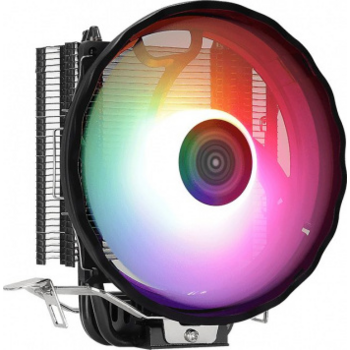 Устройство охлаждения(кулер) Aerocool Rave 3 Soc-AM4/1151/1200/1700 4-pin 18-27dB Al 125W 530gr LED Ret