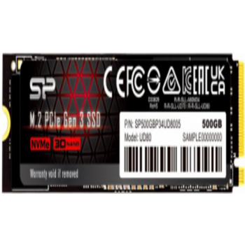 Твердотельный накопитель Solid State Disk Silicon Power UD80 500Gb PCIe Gen3x4 M.2 PCI-Express (PCIe) SP500GBP34UD8005
