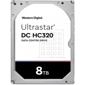 Жесткий диск WD SATA-III 8Tb 0B36404 HUS728T8TALE6L4 Ultrastar DC HC320 (7200rpm) 256Mb 3.5"