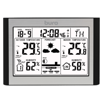 Погодная станция Buro BU-WSH114-LIGHT серебристый