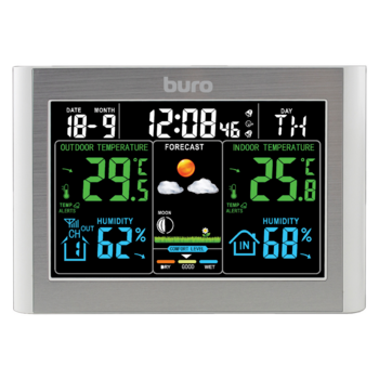 Погодная станция Buro BU-WSH114-COLOR черный