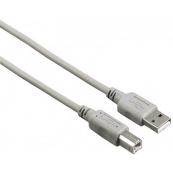 Кабель Hama H-200902 00200902 USB A(m) USB B(m) 5м серый