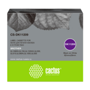 Картридж ленточный Cactus CS-DK11209 DK-11209 черный для Brother P-touch QL-500, QL-550, QL-700, QL-800
