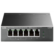 TP-Link 4-портовый 10/100 Мбит/с неуправляемый коммутатор PoE+ с 2 Uplink-портами 10/100 Мбит