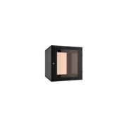 Шкаф коммутационный NT WALLBOX LIGHT 15-66 B (176981) настенный 15U 600x650мм пер.дв.стекл несъемн.бок.пан. направл.под закл.гайки 55кг черный 600мм 30кг 744мм IP20 сталь