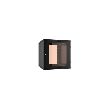 Шкаф коммутационный NT WALLBOX LIGHT 15-66 B (176981) настенный 15U 600x650мм пер.дв.стекл несъемн.бок.пан. направл.под закл.гайки 55кг черный 600мм 30кг 744мм IP20 сталь