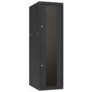 Шкаф коммутационный NT Basic.2 24-88.GF13.SD2.BF23 B (565730) напольный 24U 800x800мм пер.дв.стекл задн.дв.спл.стал.лист 2 бок.пан. направл.под закл.гайки 600кг черный 657мм 66кг IP20 сталь