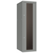 Шкаф коммутационный NT Basic.2 24-810.GF13.SD2.BF24 G (565727) напольный 24U 800x1000мм пер.дв.стекл задн.дв.спл.стал.лист 2 бок.пан. направл.под закл.гайки 600кг серый 857мм 75кг IP20 сталь