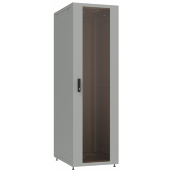 Шкаф коммутационный NT Practic.3 24-66.GF12.SD2.BF11 G (435080) напольный 24U 600x600мм пер.дв.стекл задн.дв.двуст. 2 бок.пан. направл.под закл.гайки 1300кг серый 510мм 56кг IP20 сталь